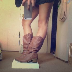 Brown Cowboy Style Boots