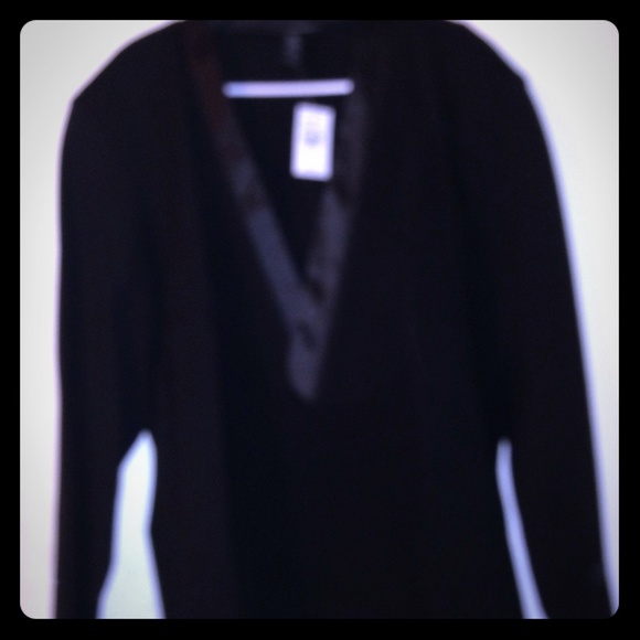 Black tuxedo blazer