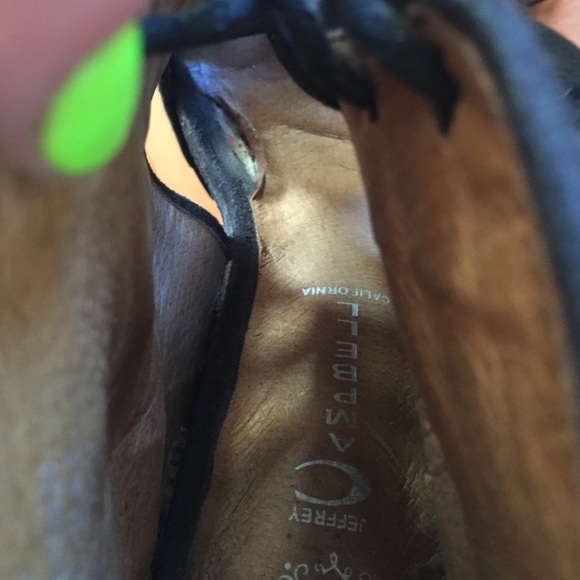 Jeffery Campbell cutout platform lace up booties - Picture 4 of 4