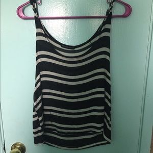 Striped crop top