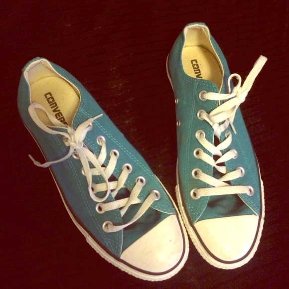 Teal converse