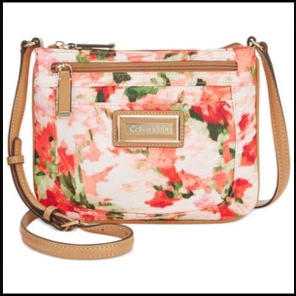 Calvin Klein Pink Floral Purse - Picture 2 of 4