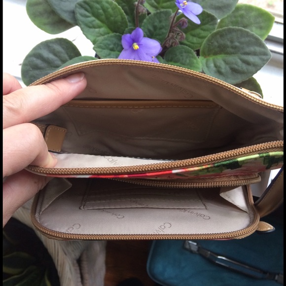 Calvin Klein Pink Floral Purse - Picture 3 of 4