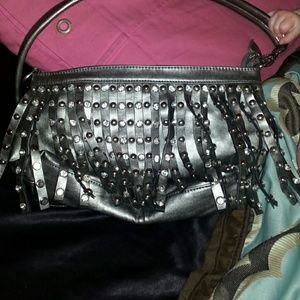 Rhinestone Fringe purse