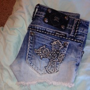 Miss me ombré shorts