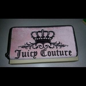***50% OFF SALE: Juicy Couture Pink Velour Wallet