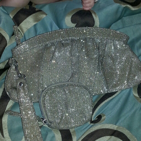 Gold Clutch & Coin purse set