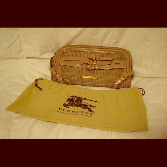 Burberry Prorsum Leather Bridle Belted Clutch Bag - Picture 1 of 4