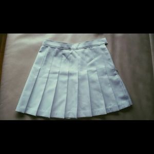 American Apparel Tennis Skirt White