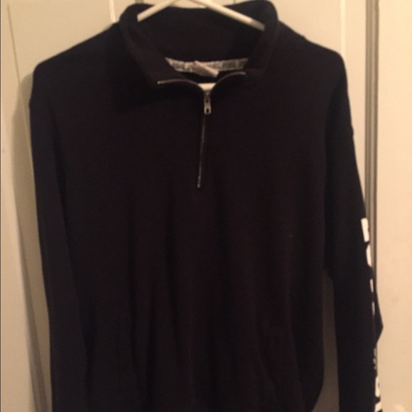 Victoria's Secret Pink Black Sweatshirt