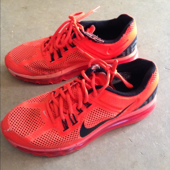 orange Nike Air Max