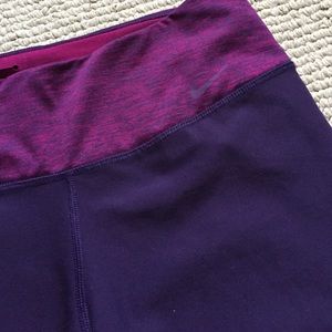 SOLD Never worn dark purple Nike capris