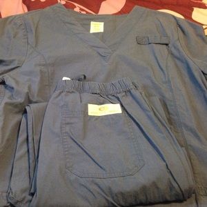 Nursing shirt and pants scrubs