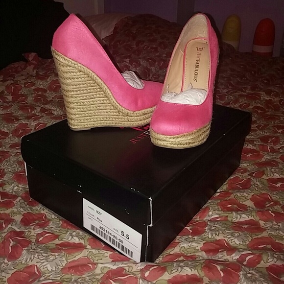 Pink wedges