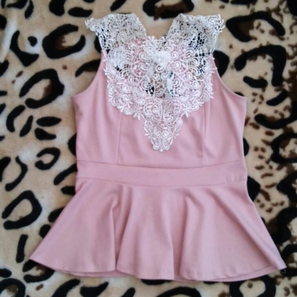 ******SOLD on Mer********Peplum shirt