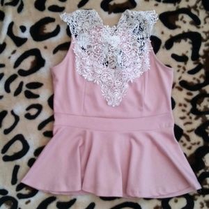 ******SOLD on Mer********Peplum shirt