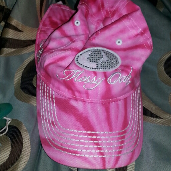 Pink camo hat