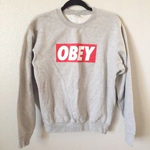 • men's obey sweater, szM •