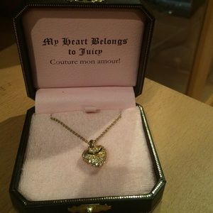 Juicy Couture Gold Heart Wish Necklace (reserved)