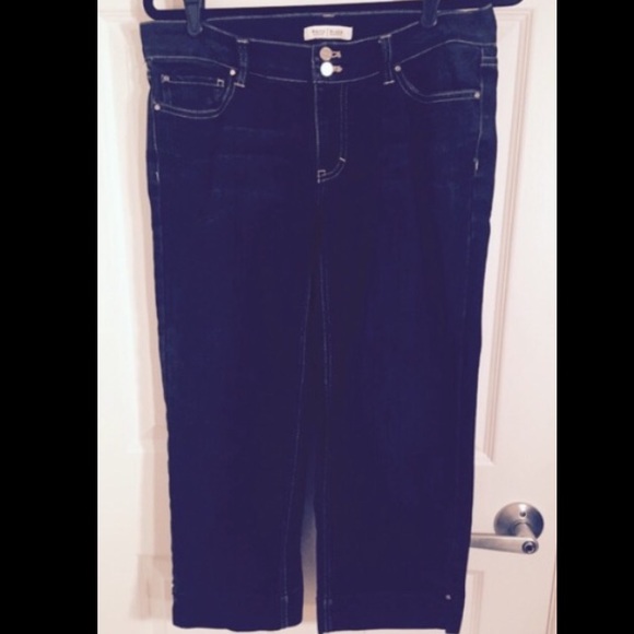 White House Black Market Denim - White House Black Market - black crop jeans Nior 8