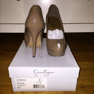 Jessica Simpson Khaki Heels