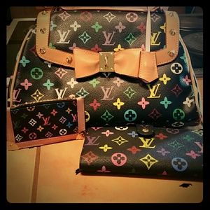 Louis Vuitton purse, wallet, and coin purse