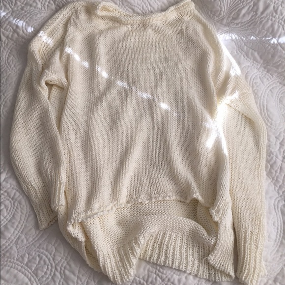 Brandy High-low sweater