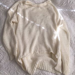 Brandy High-low sweater