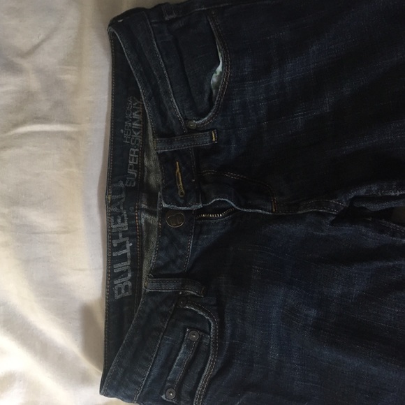 Dark blue skinny jeans