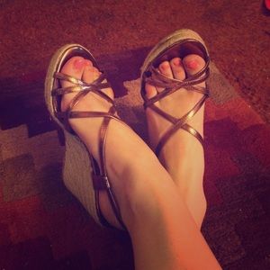 Cooper metallic espadrille Aldo wedges