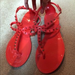 Melon Steve Madden spiked jellys!