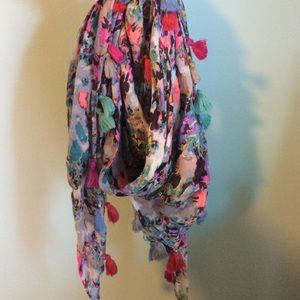 Floral scarf