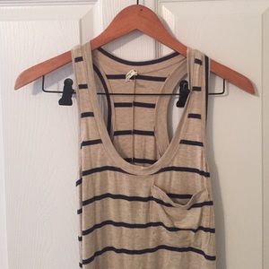 Stripped navy blue Maxi dress