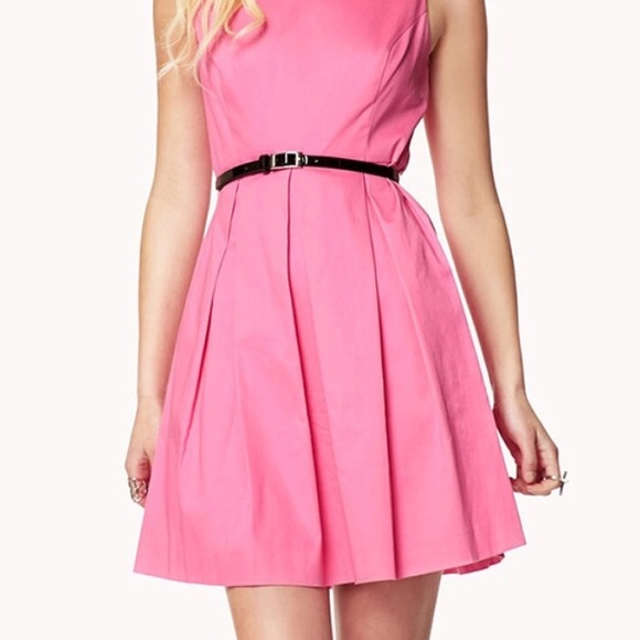 Pink A-line Dress