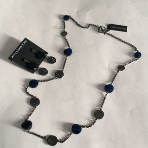 Jones New York matching necklace and earrings