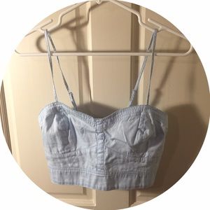 American eagle chambray bralette