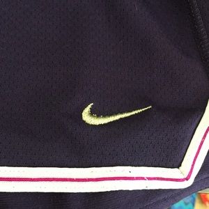 Dark purple Nike shorts