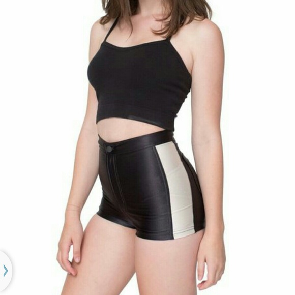 American Apparel 2 tone disco shorts