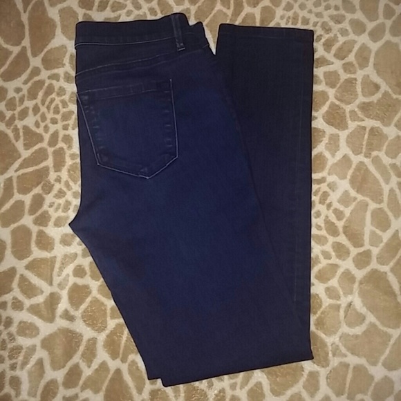 Dark blue denim jeans