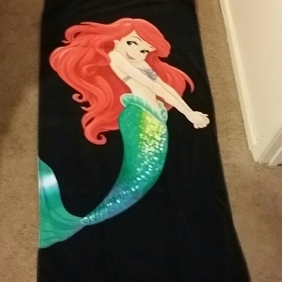 Little Mermaid beach towel