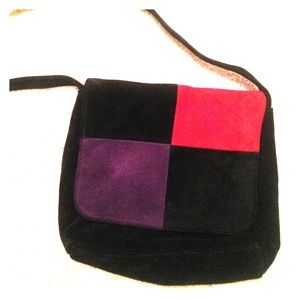 Suede purse