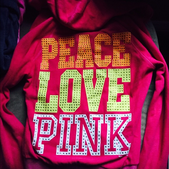 Victoria's Secret pink jacket. Small - Picture 2 of 3