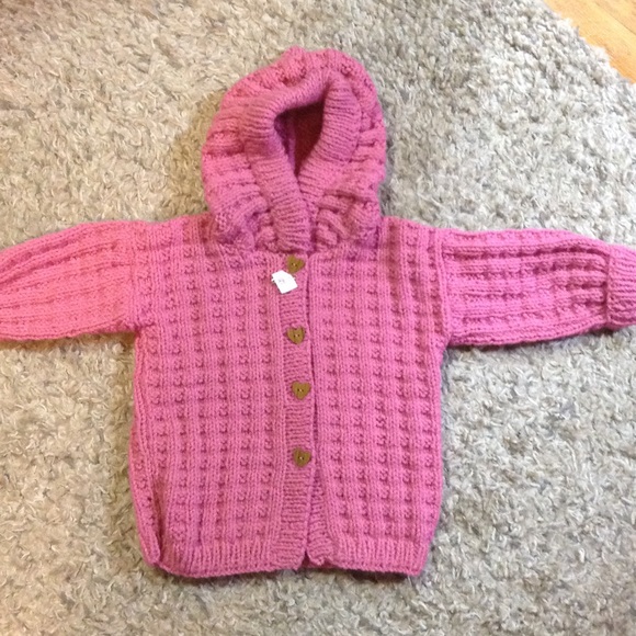 Handmade knitted toddler sweater