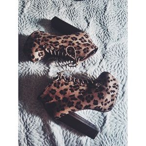 Chunky Leopard Print Shoes