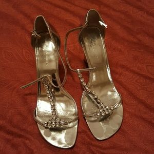 Karen Millien silver sandals