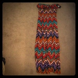 Patterned maxi dress