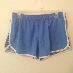 Comfy blue athletic shorts