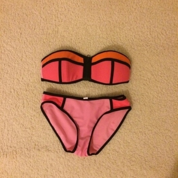Orange and Pink bikini