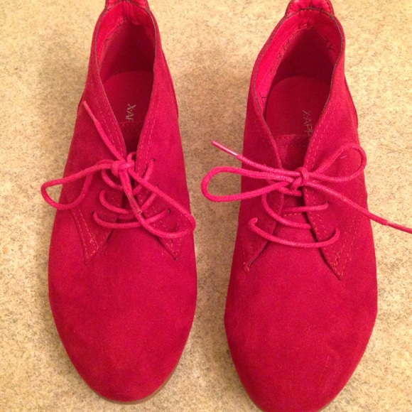 Red vintage shoes