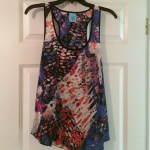 Gorgeous racer back blouse!